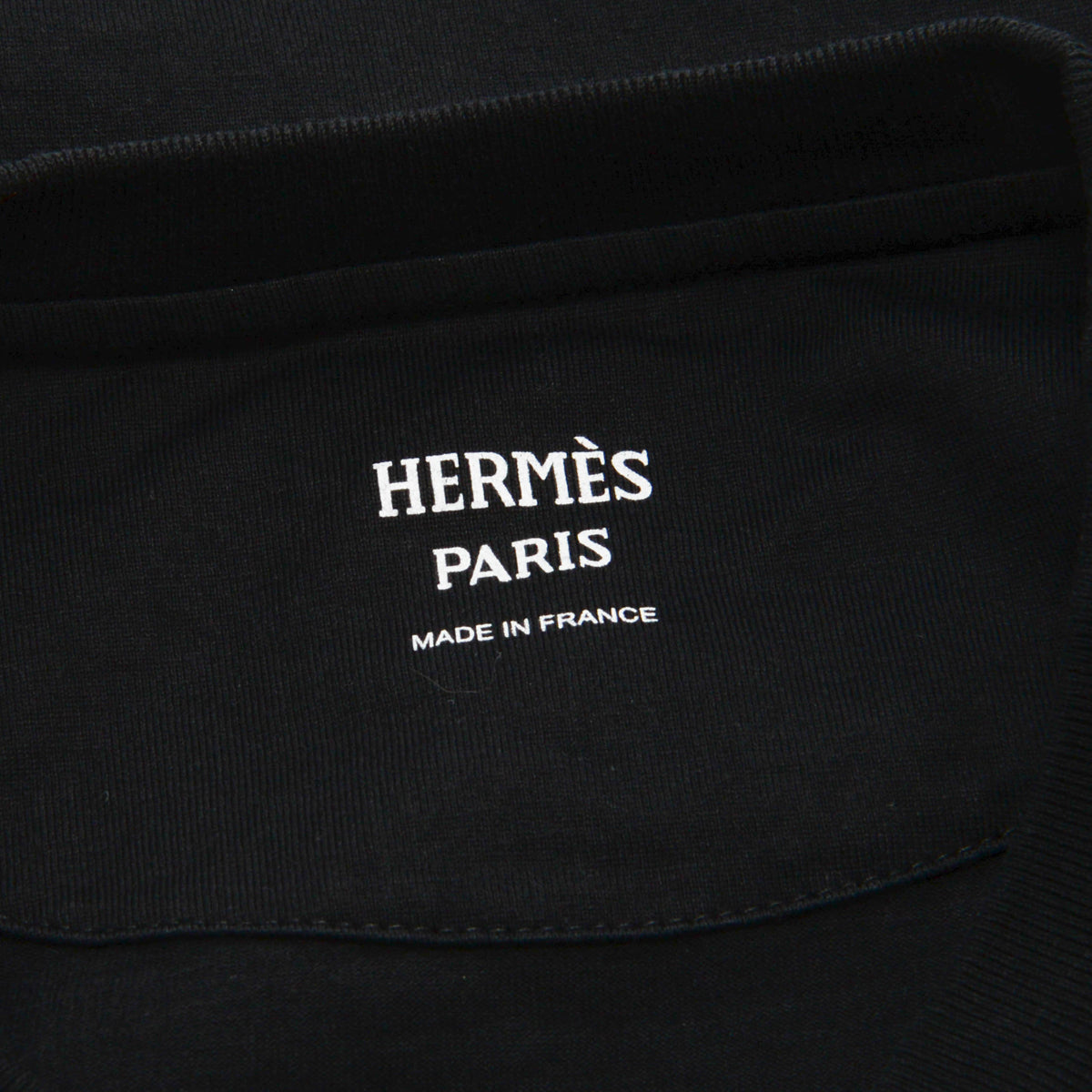 Hermes Black Cotton Mors a Jouets T-Shirt FR 38