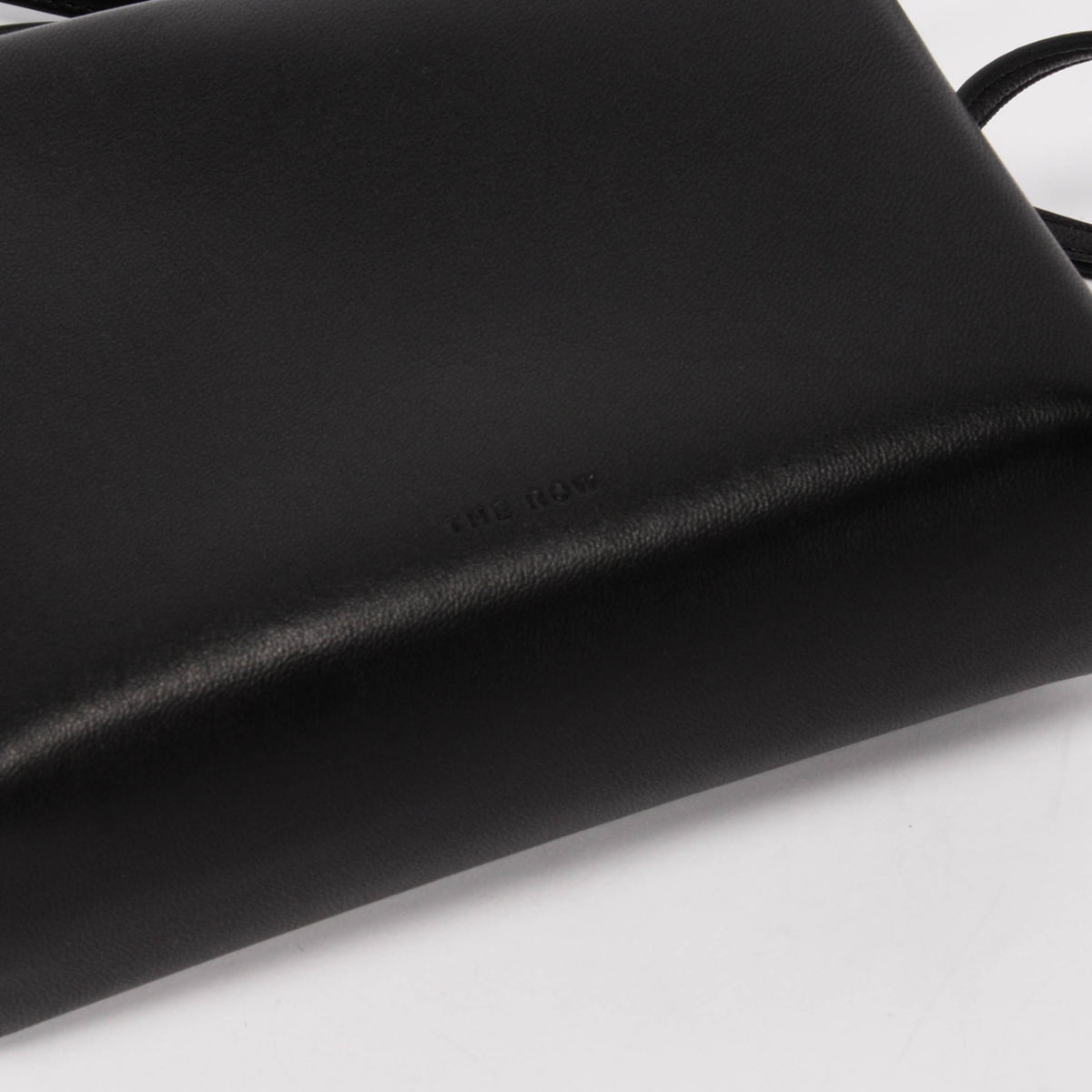 The Row Black Lambskin Regent Cross Body Bag