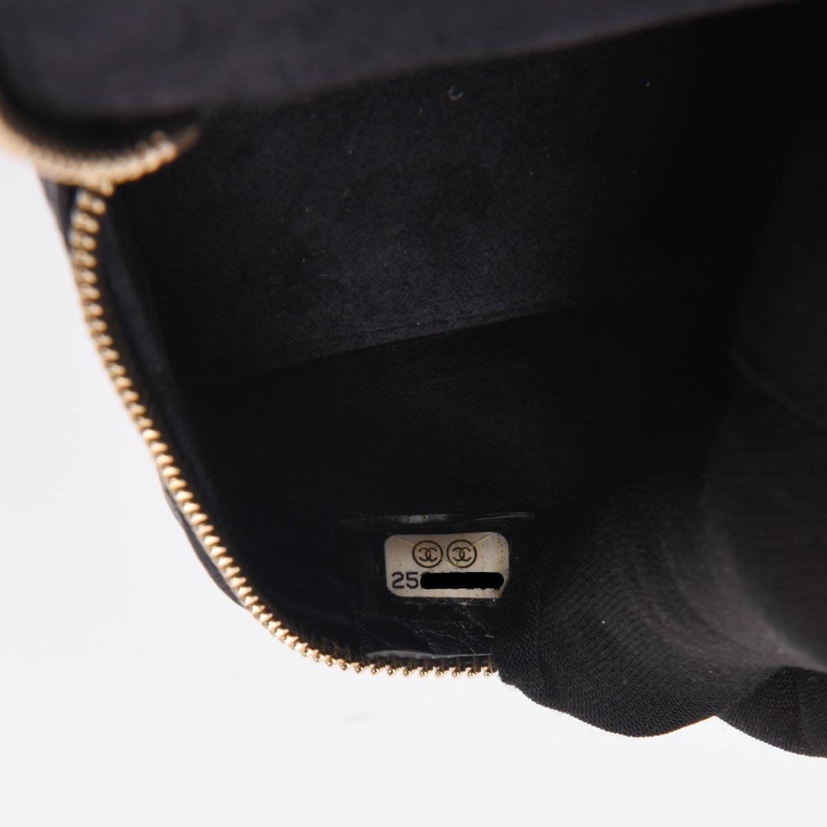 Chanel Black Quilted Caviar Travel Jewellery Case