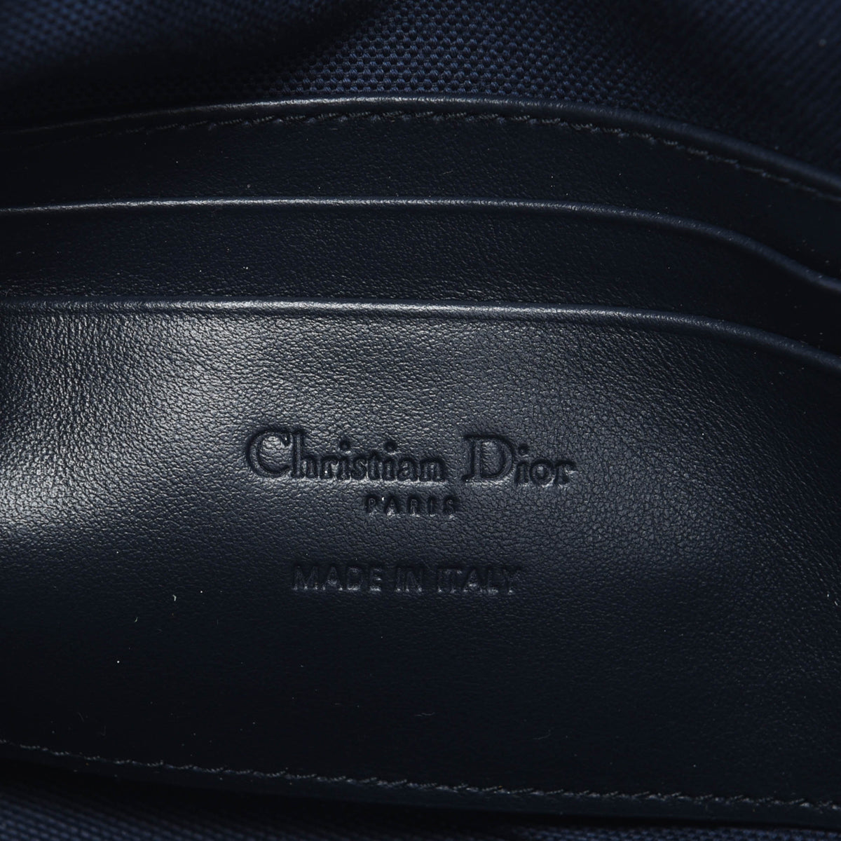 Dior Navy Oblique Jacquard Diorstar Hobo Chain Bag