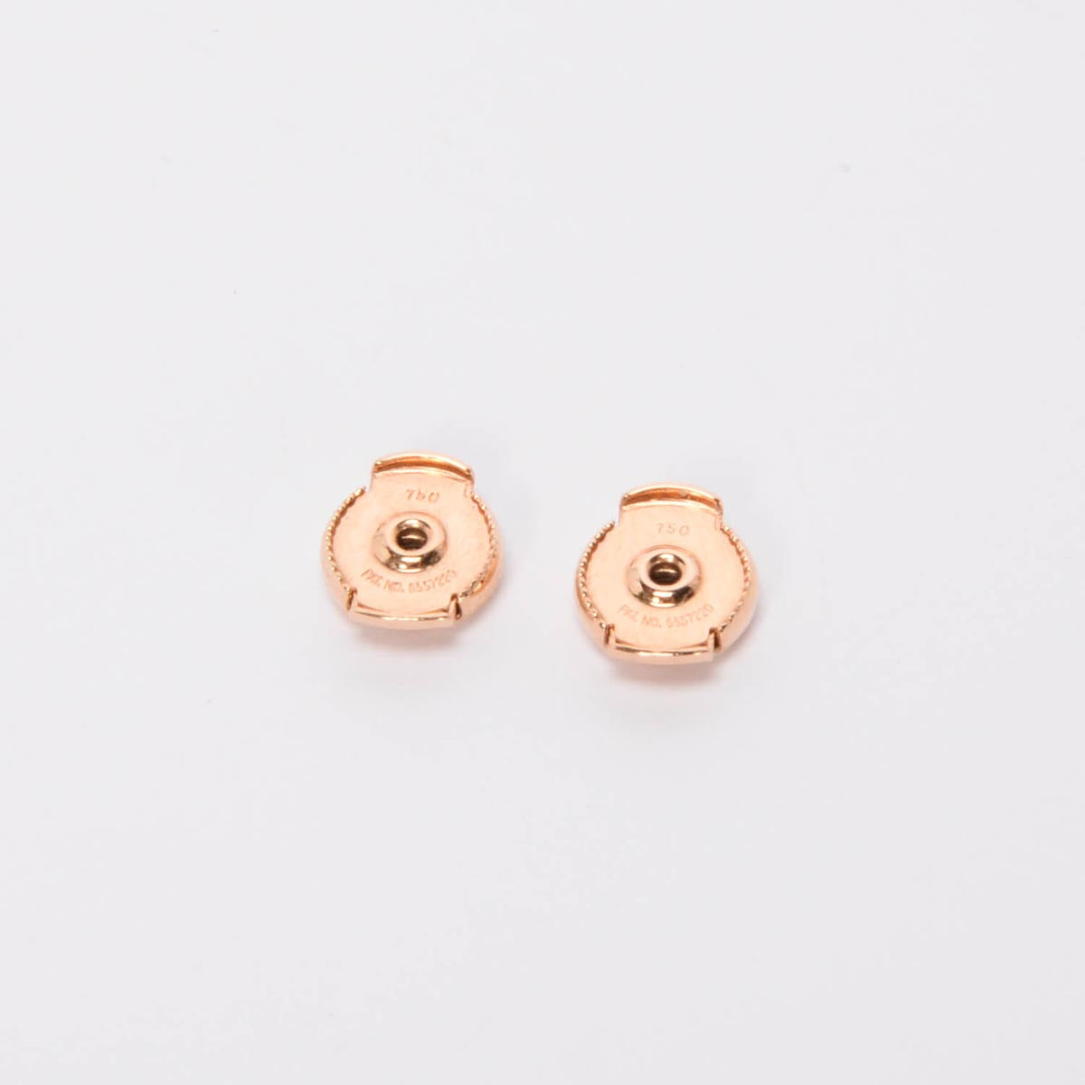 Hermes 18k Rose Gold & Diamond Finesse Earrings