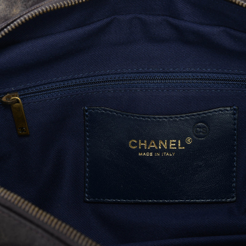 Chanel Purple Iridescent Shiva Shoulder Bag - Blue Spinach