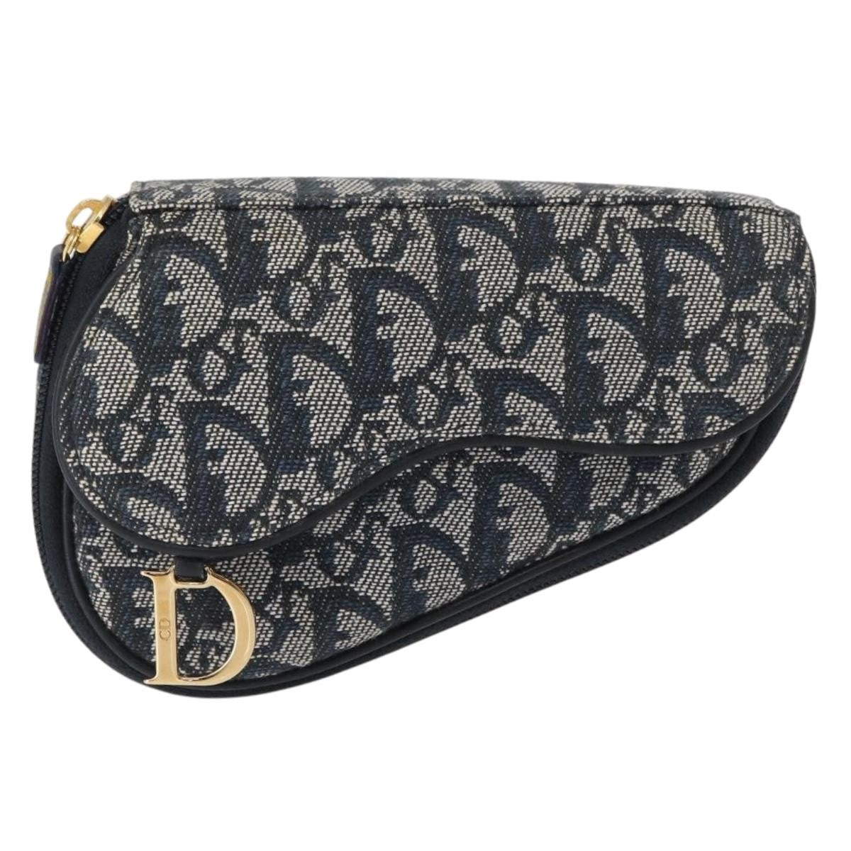 Dior Blue Diorissimo Saddle Cosmetic Pouch