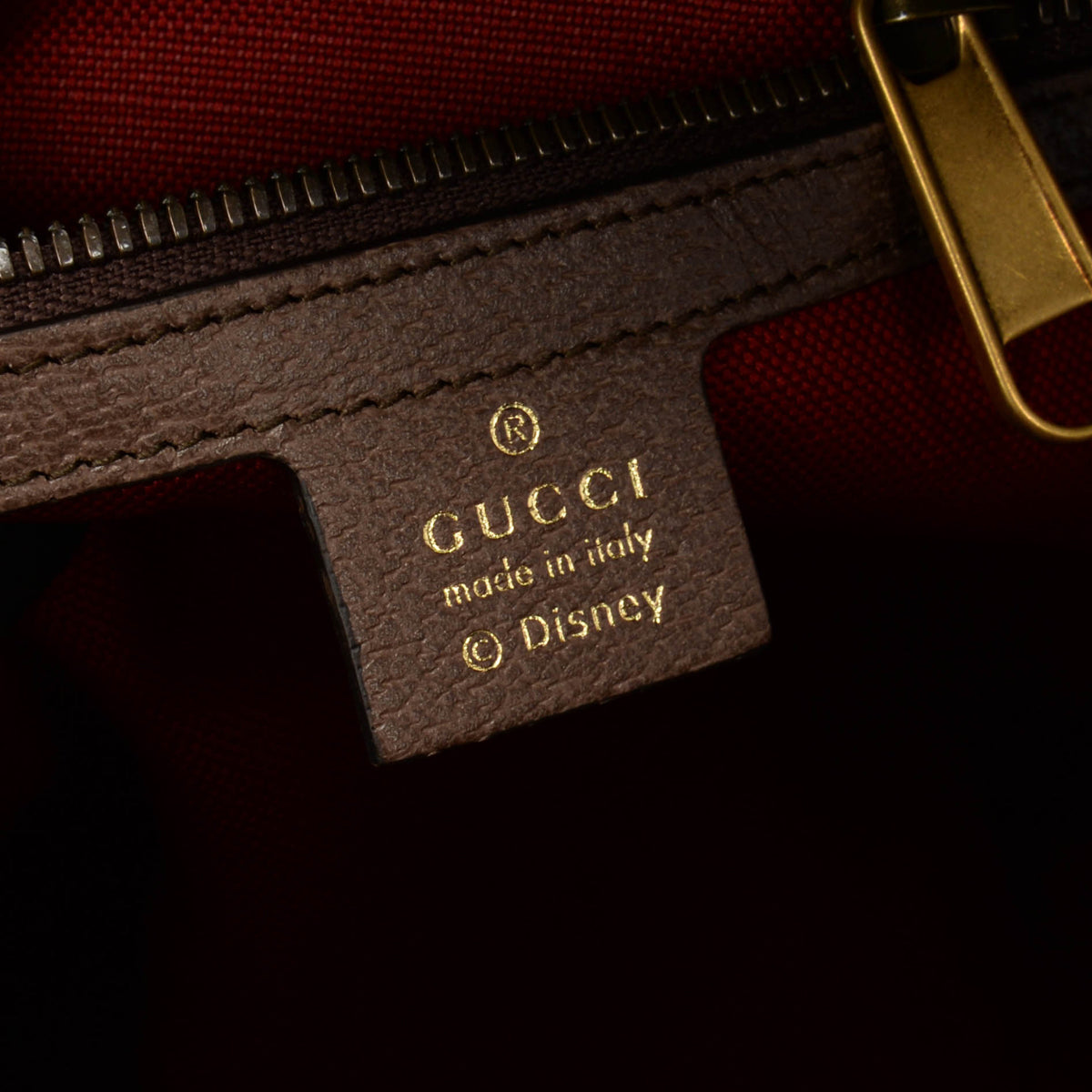 Gucci x Disney Beige GG Supreme Small Donald Duck Backpack