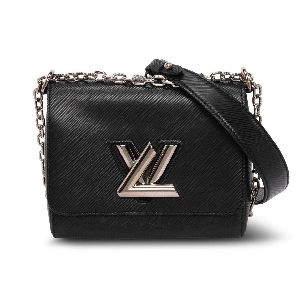 Louis Vuitton Black Epi Leather Twist PM Bag