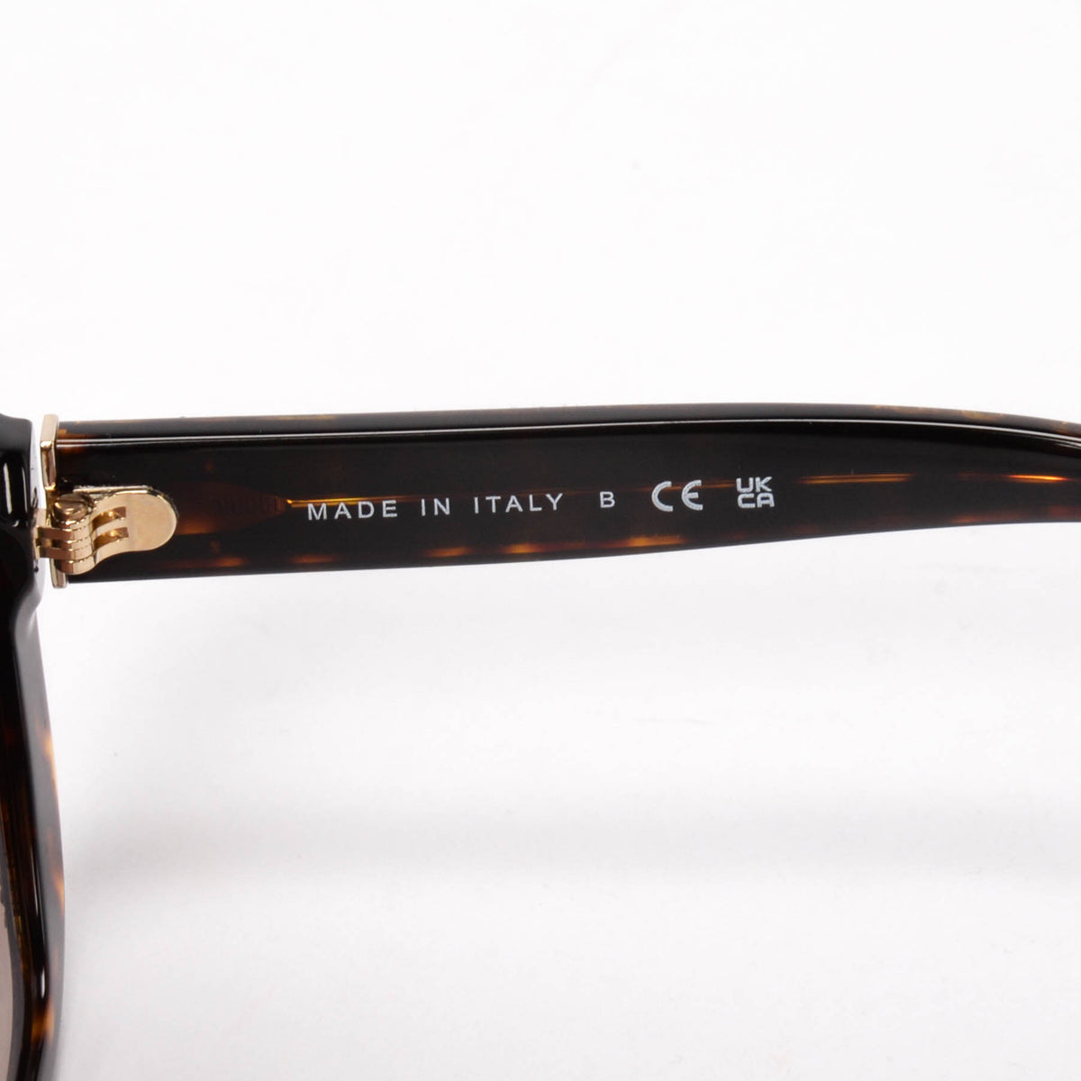 Chanel Havana Sequin Trim Round Sunglasses