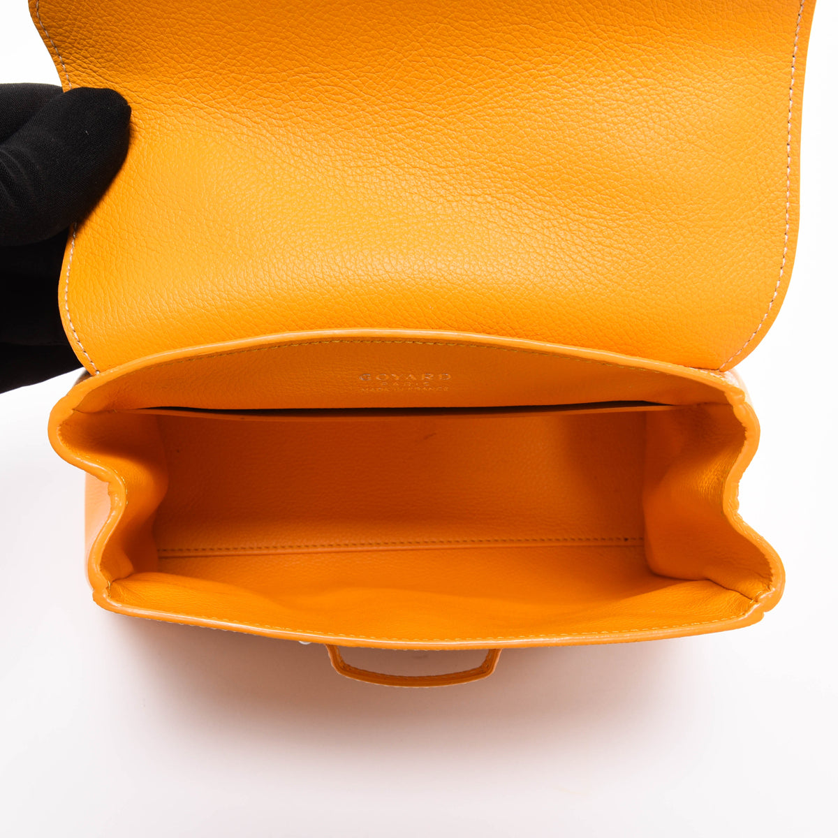 Goyard Yellow Goyardine & Calfskin Saigon Souple Mini Bag
