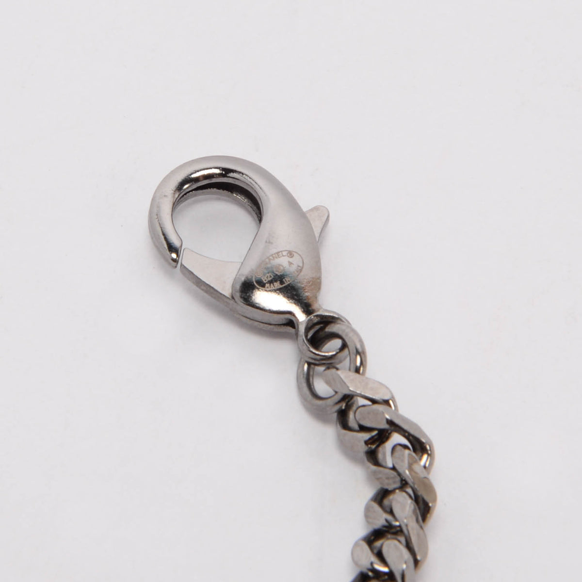 Chanel Gunmetal Crystal CC Chain Belt