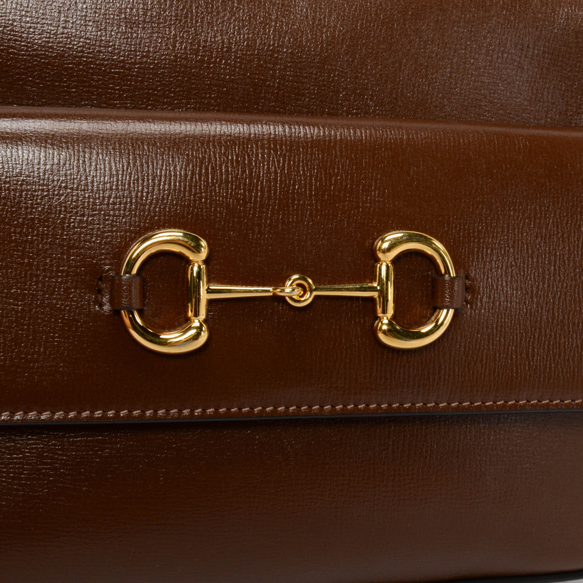 Gucci Brown Calfskin Small Horsebit 1955 Shoulder Bag