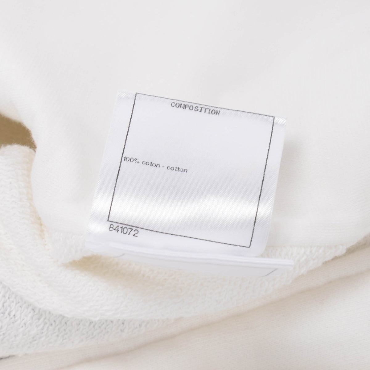 Chanel White Cotton Coco Graffiti Zip Hoodie XS