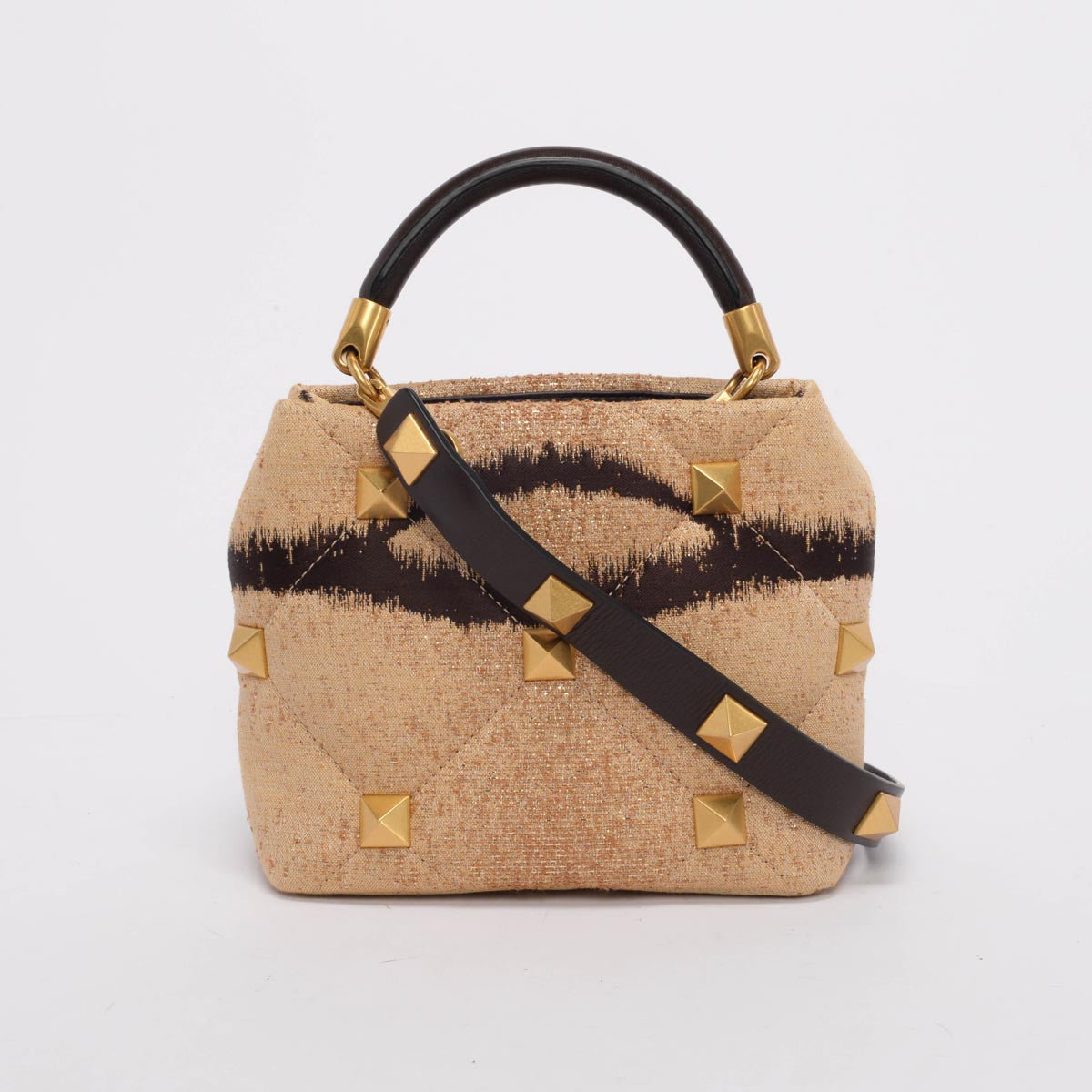 Valentino Jacquard Tiger 1967 Roman Stud Bag