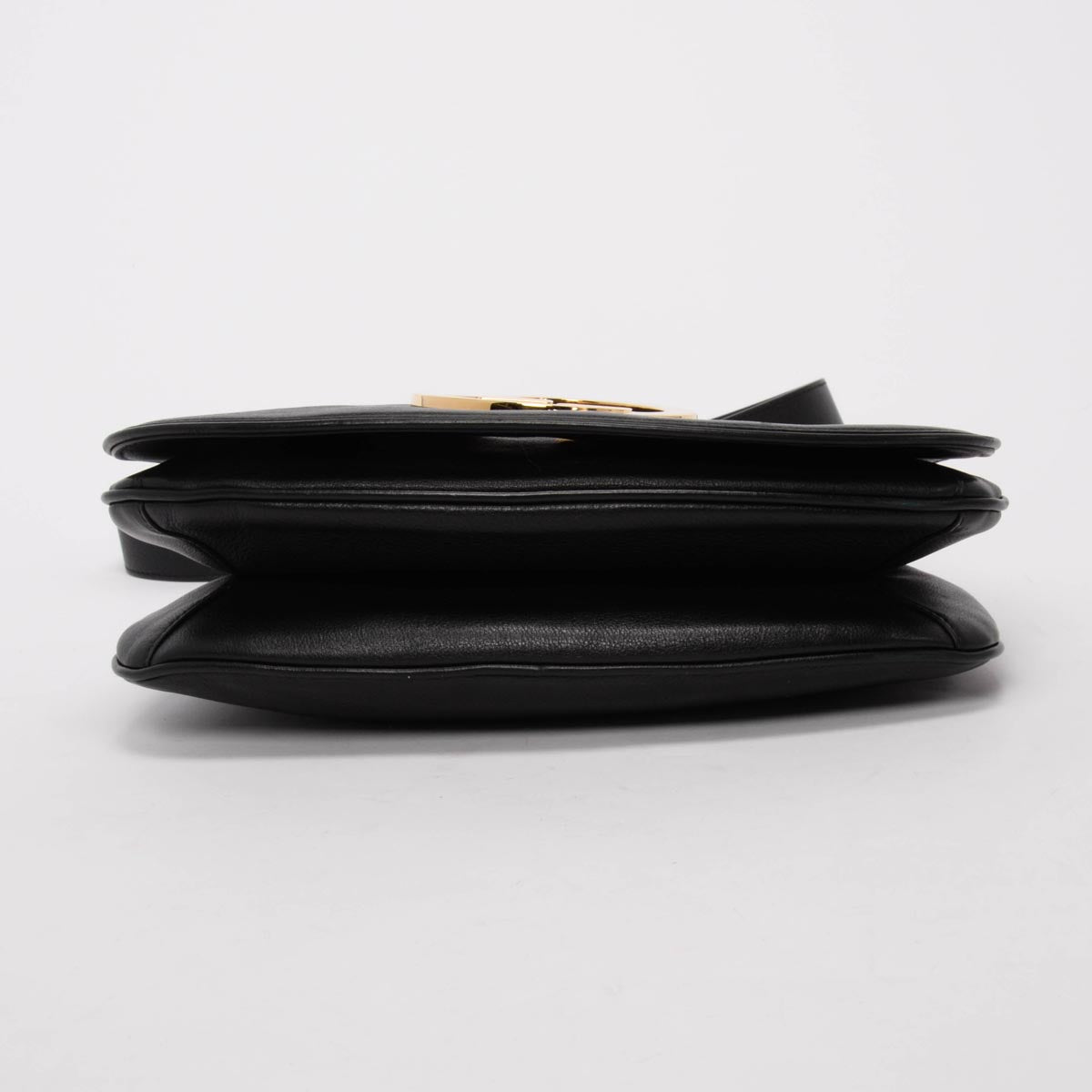 Gucci Black Roxy Calfskin Blondie Medium Shoulder Bag