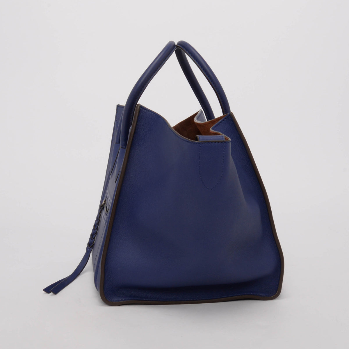 Celine Indigo Smooth Calf Medium Phantom Luggage Tote