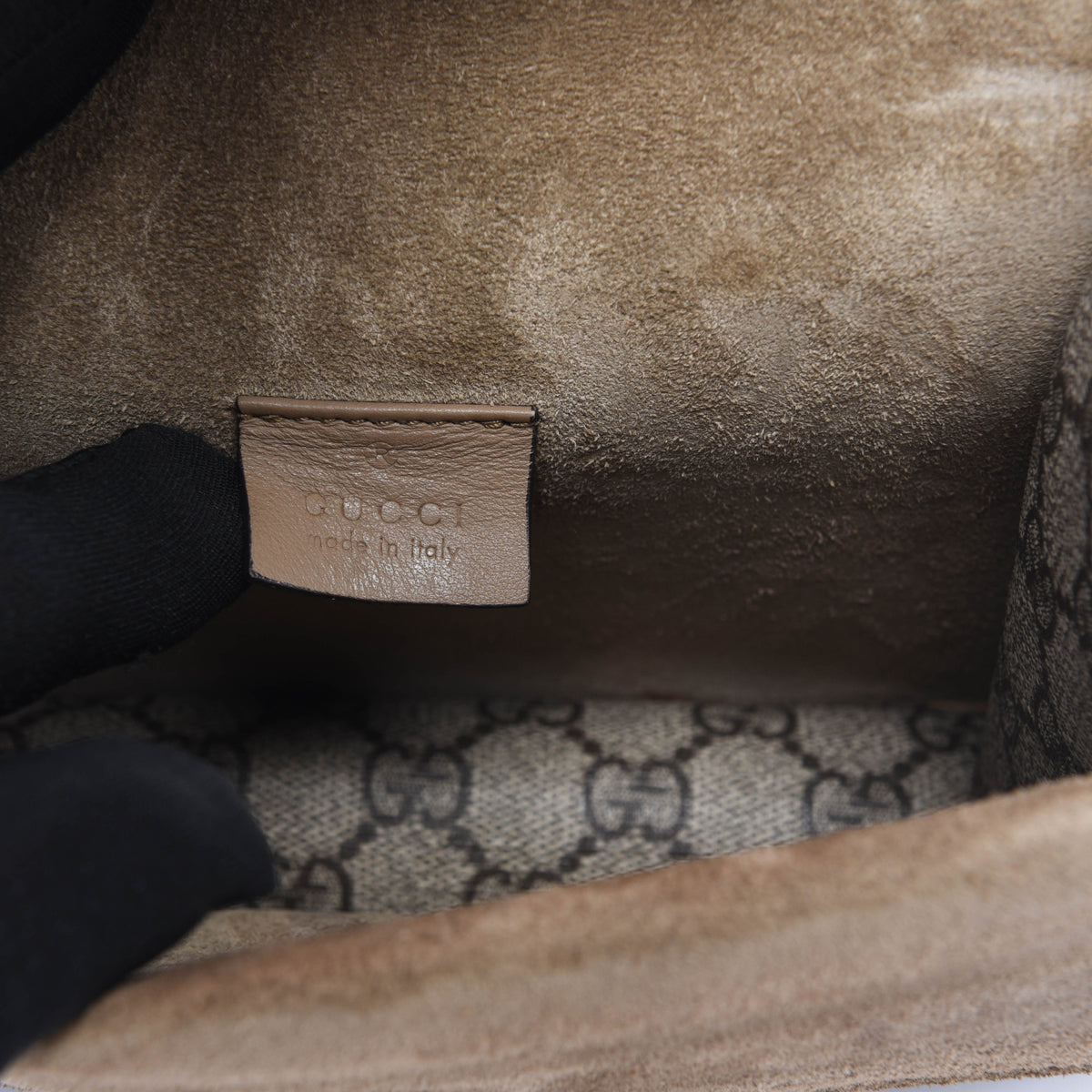 Gucci Beige GG Supreme Mini Dionysus Bag
