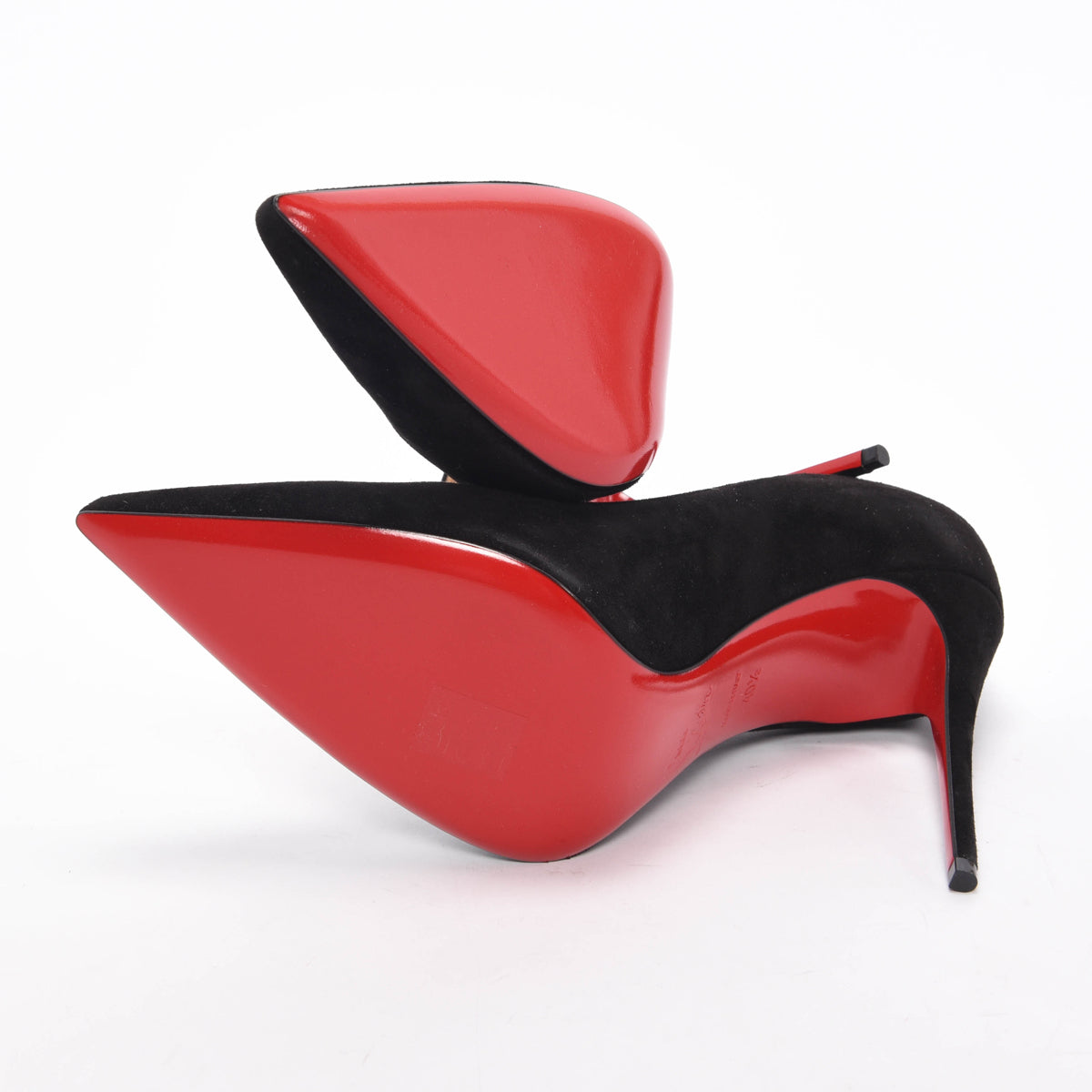 Christian Louboutin Black Suede Kate Pumps 40.5