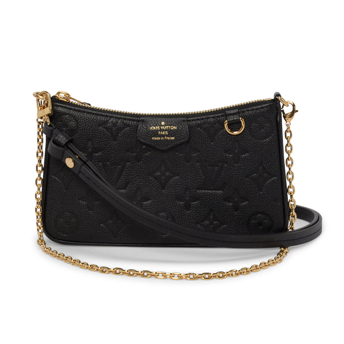 Louis Vuitton Black Monogram Empreinte Easy Pouch on Strap