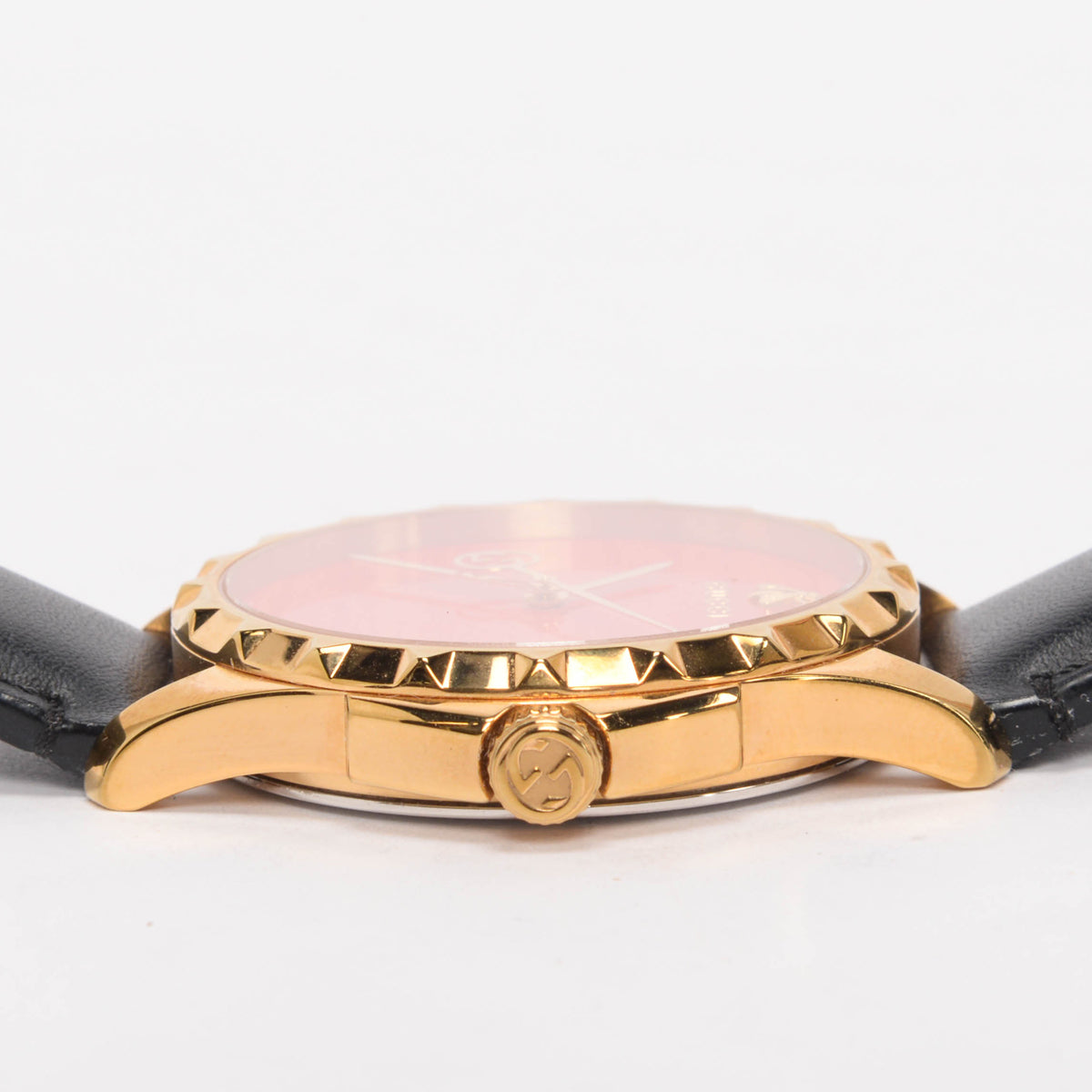 Gucci Coral Gold Tone Le Marche Des Merveilles Watch