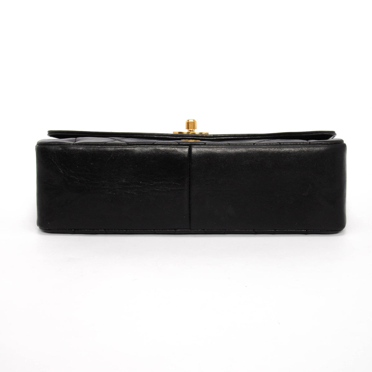 Chanel Vintage Black Quilted Lambskin Medium Diana Bag