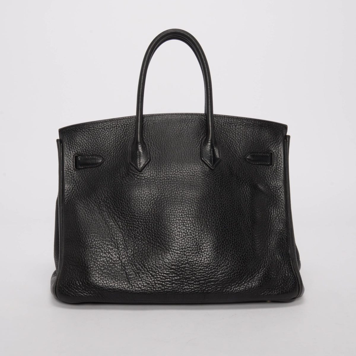 Hermes Black Clemence Birkin 35 PHW