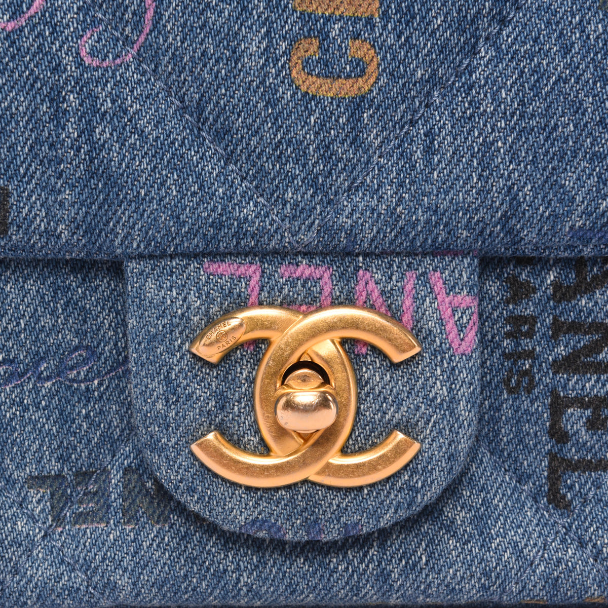Chanel Blue Denim Mood Mini Flap Bag