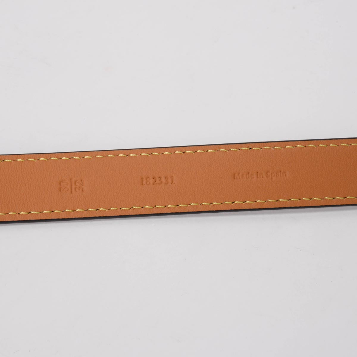 Loewe Sand Grained Calfskin Anagram Belt