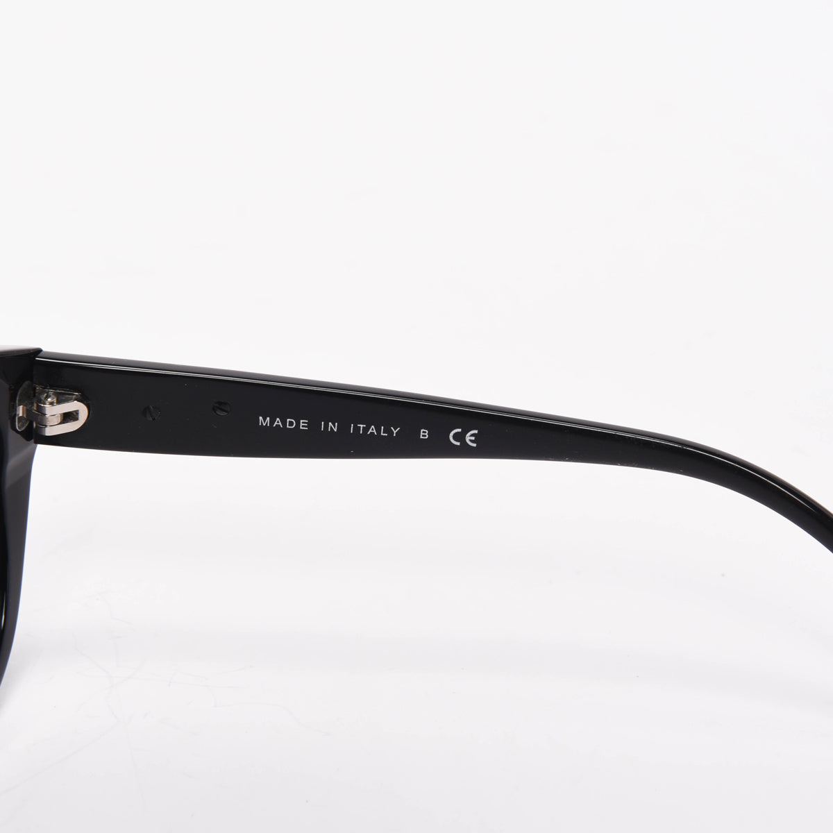 Chanel Black Acetate Camellia Round Sunglasses