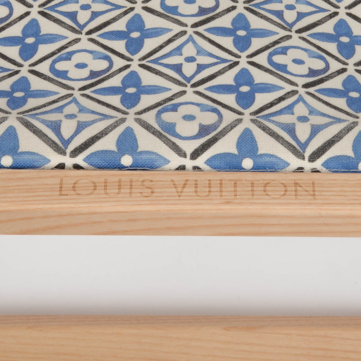 Louis Vuitton Blue Monogram Acrylic Fabric Grace Deckchair