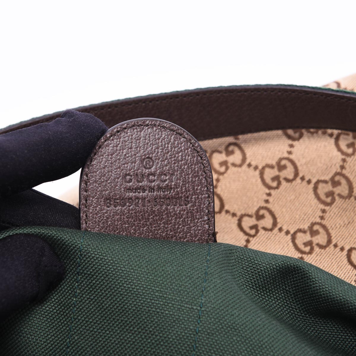 Gucci Brown GG Canvas Giglio Large Tote