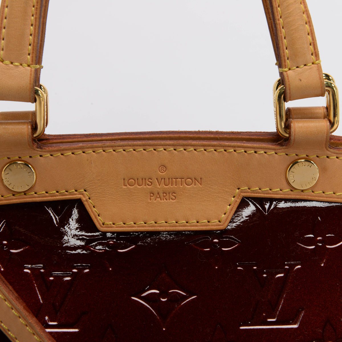 Louis Vuitton Rouge Fauviste Monogram Vernis Brea MM