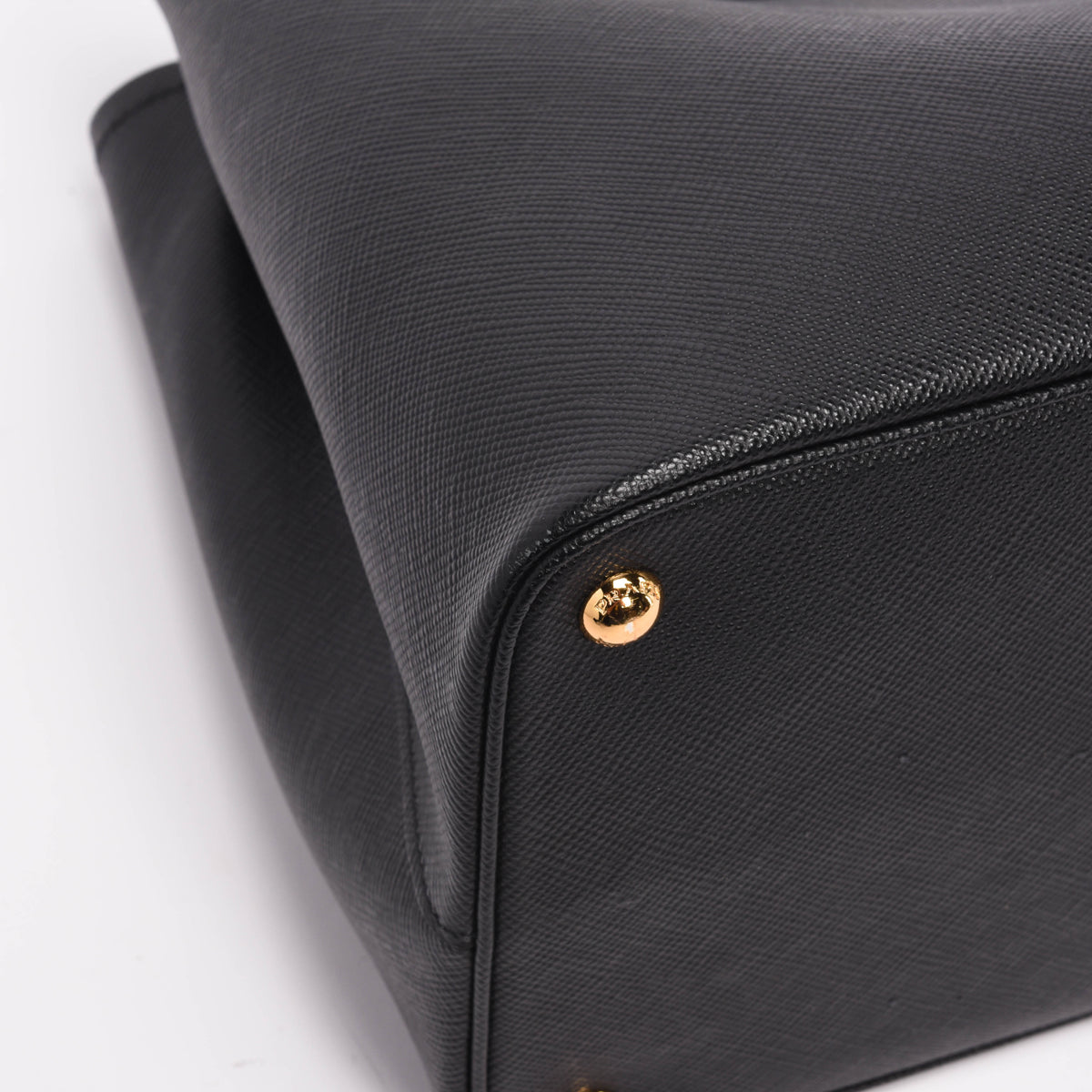 Prada Black Saffiano Medium Double Bag