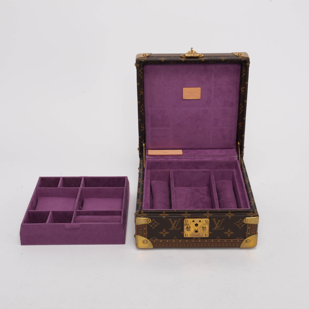 Louis Vuitton Purple Monogram Canvas Coffret Joaillerie