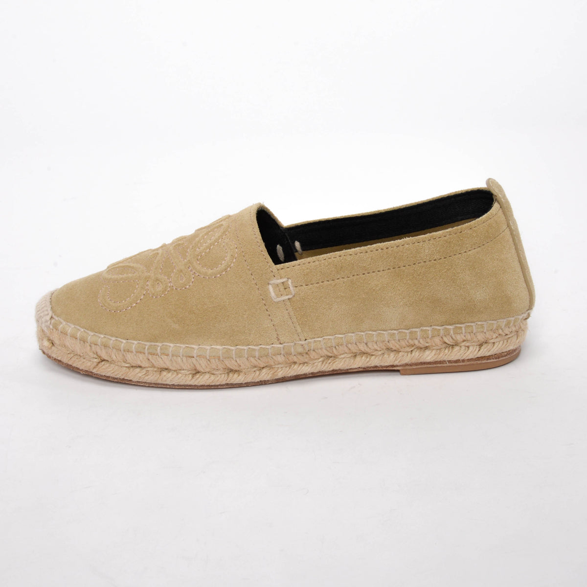 Loewe Beige Suede Anagram Espadrilles 37