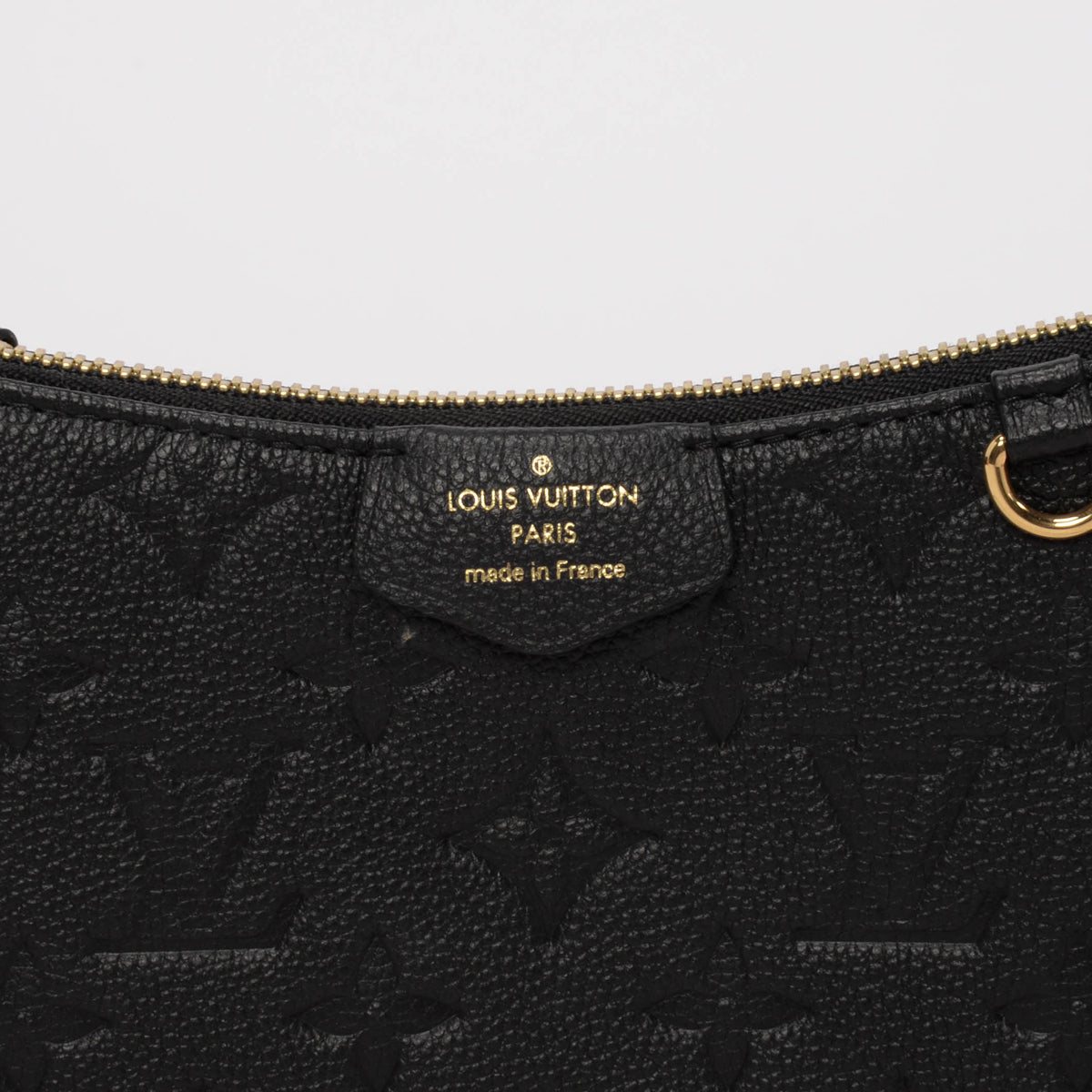 Louis Vuitton Black Monogram Empreinte Easy Pouch on Strap