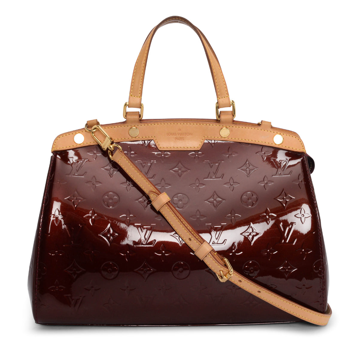 Louis Vuitton Rouge Fauviste Monogram Vernis Brea MM