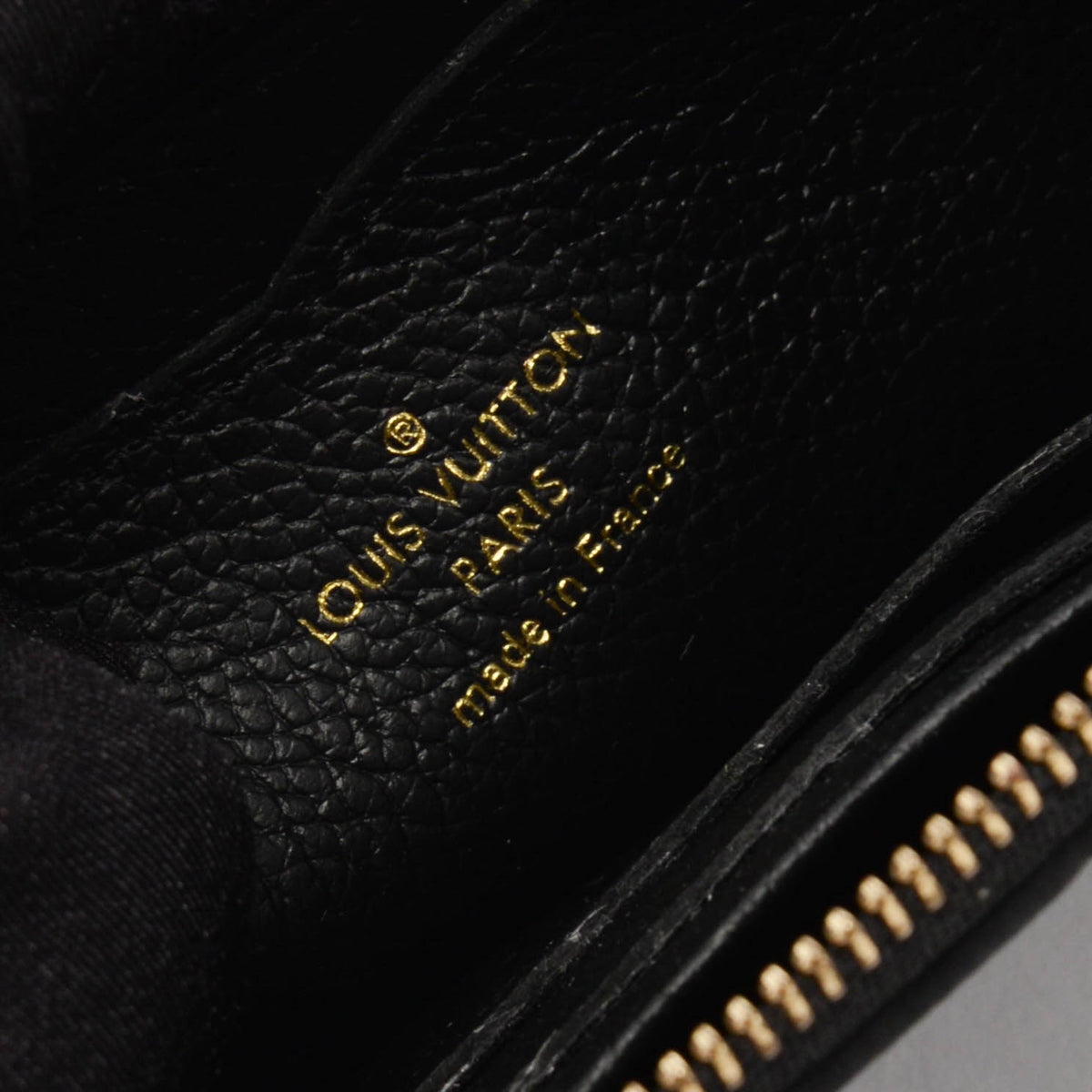 Louis Vuitton Black Monogram Empreinte Zippy Coin Purse