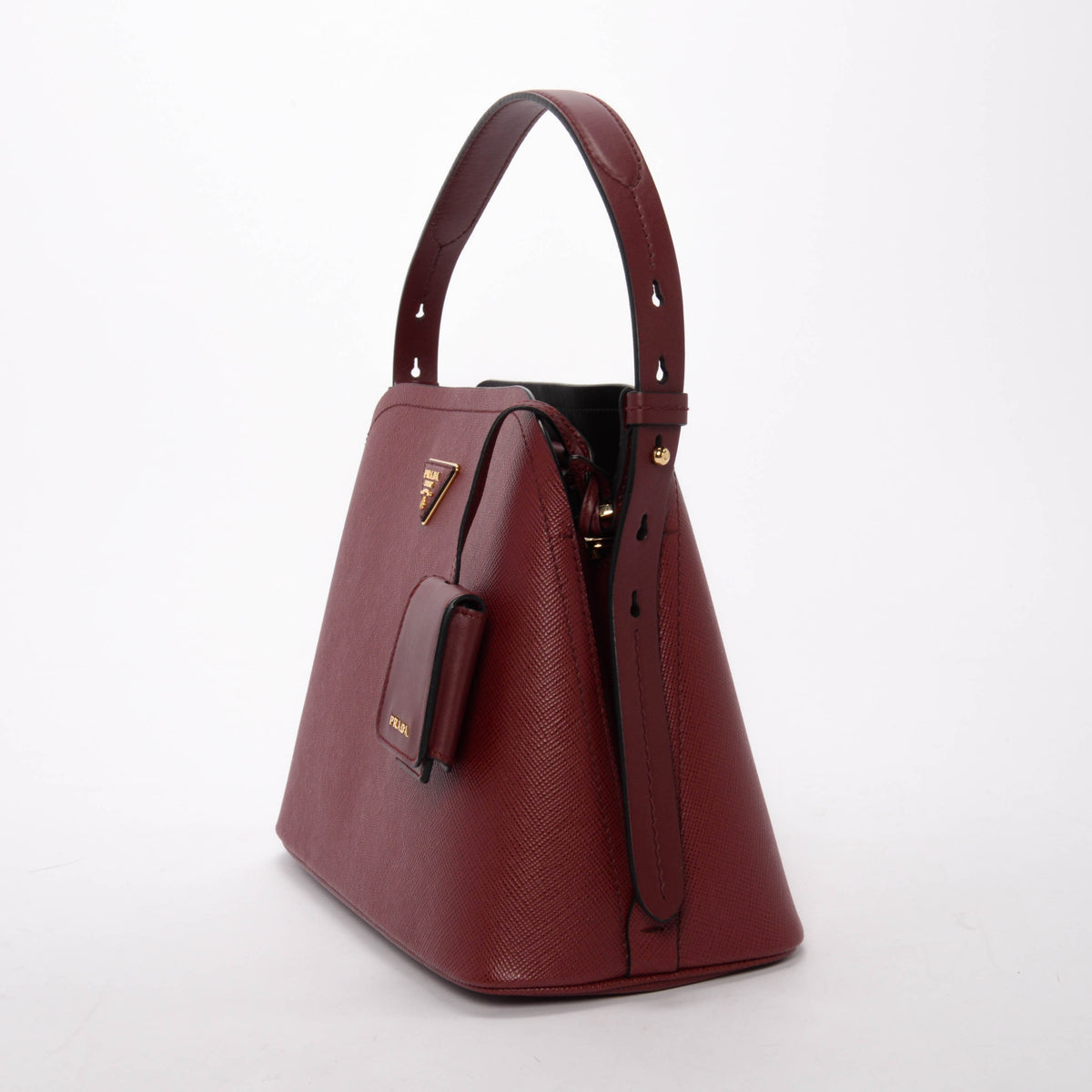 Prada Cerise Saffiano Matinee Bag