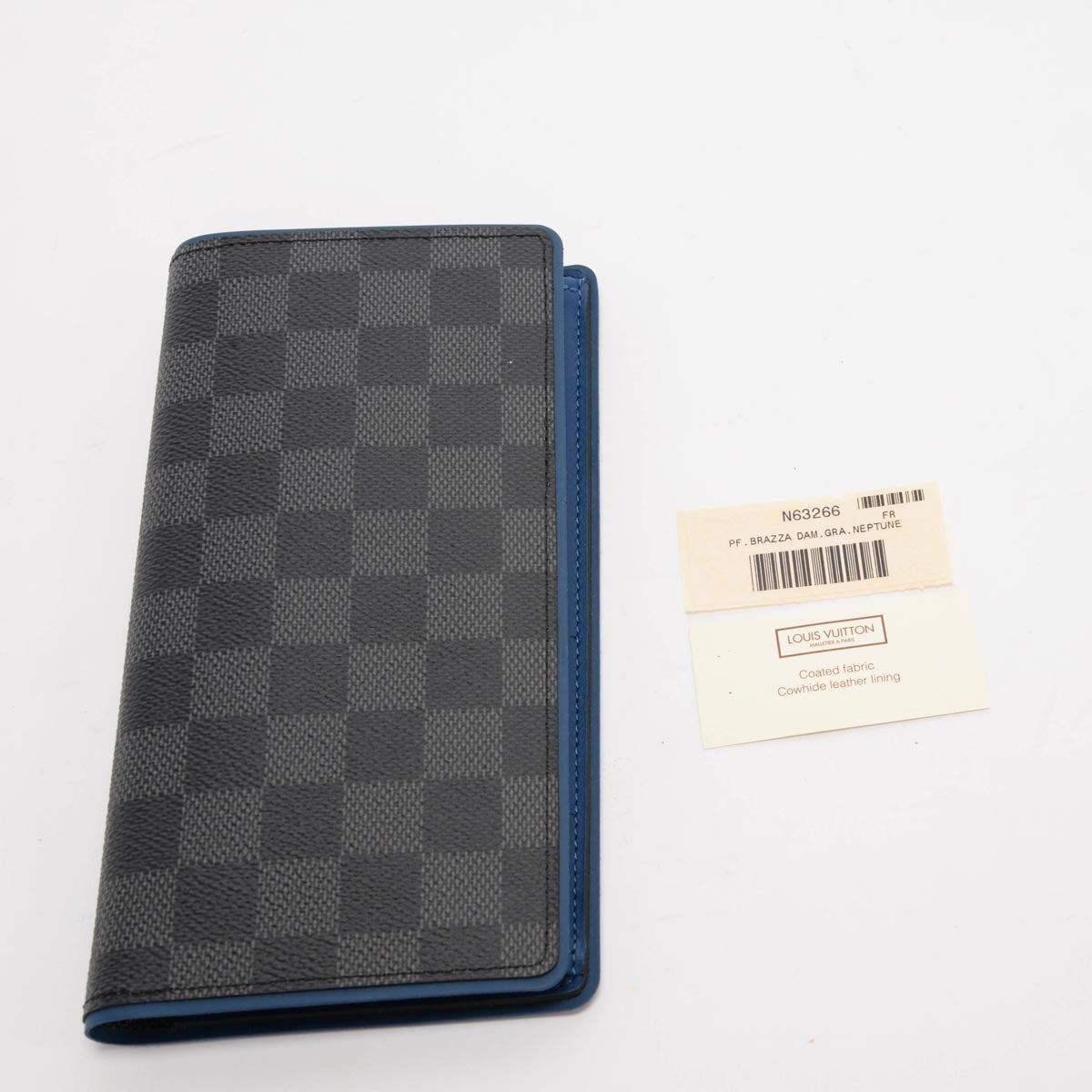Louis Vuitton Neptune Damier Graphite Brazza Wallet