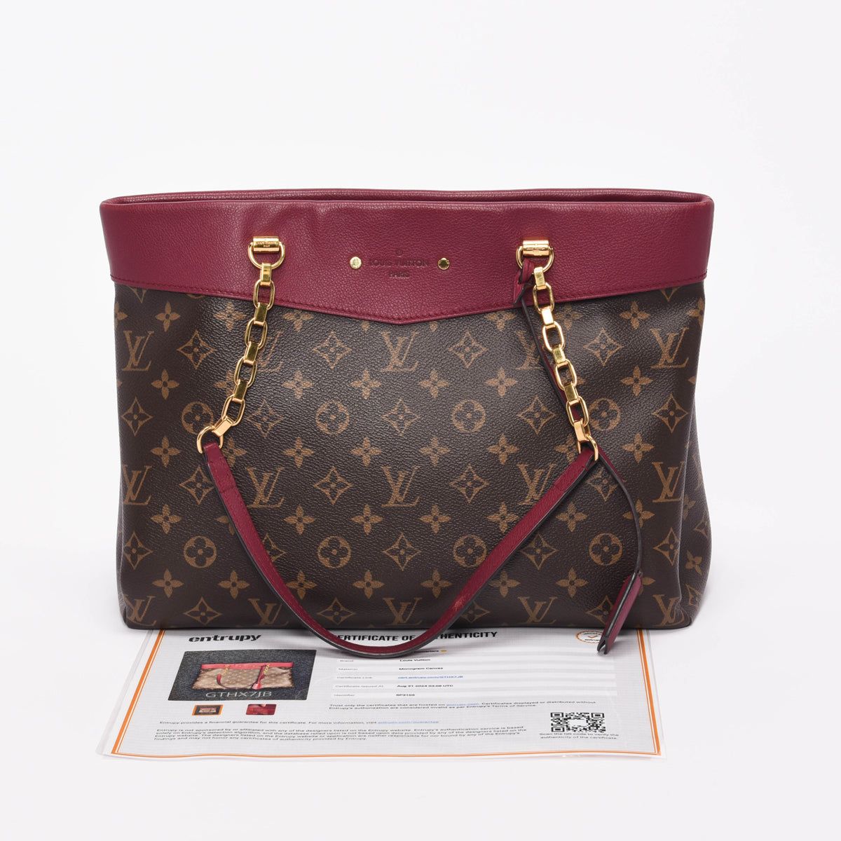 Louis Vuitton Aurore Monogram Pallas Shopper Tote