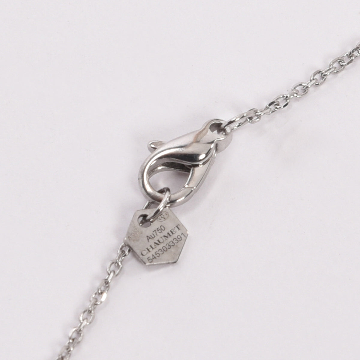 Chaumet 18k White Gold & Diamond Bee de Chaumet Pendant Necklace