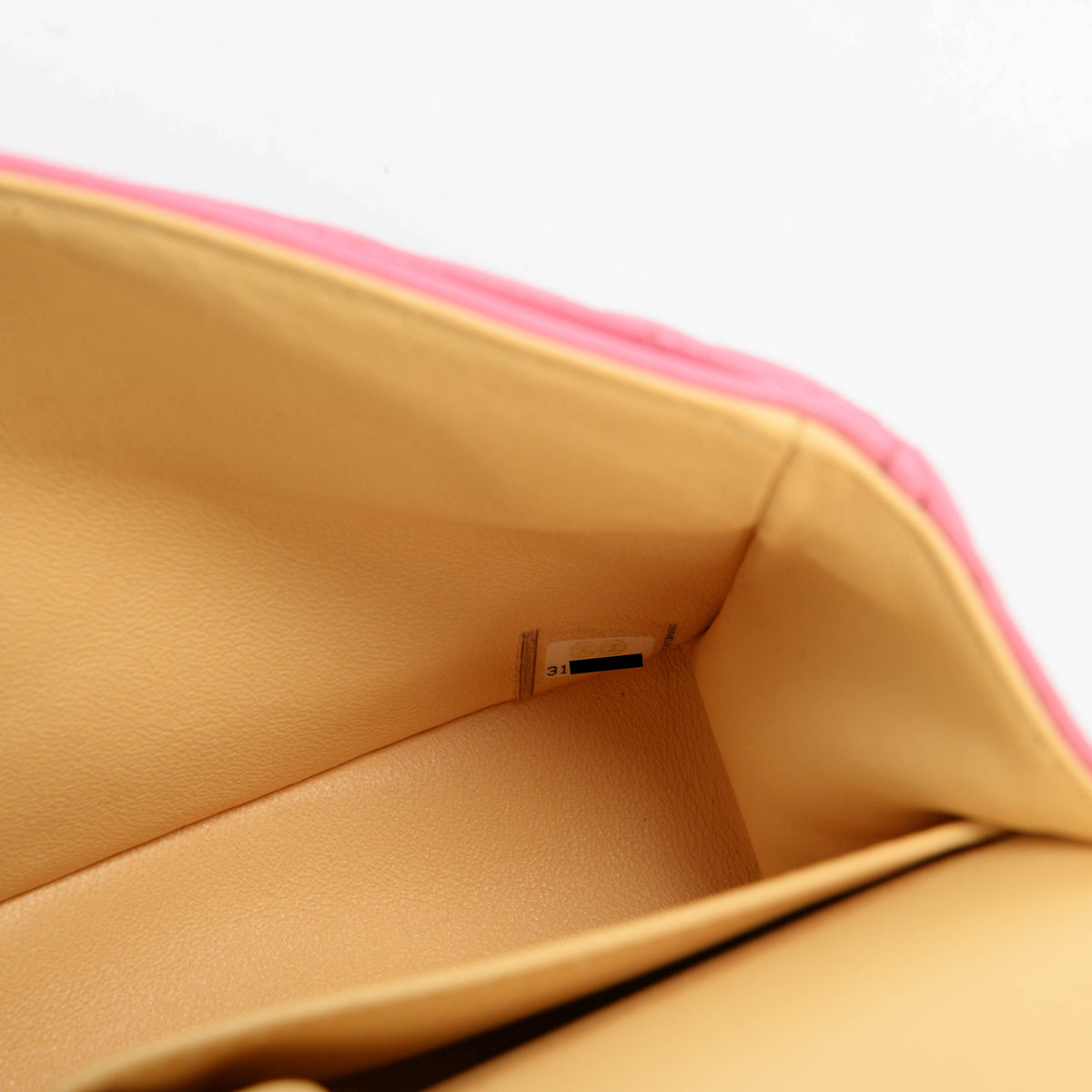 Chanel Pink & Yellow Quilted Lambskin Small Classic Flap Bag