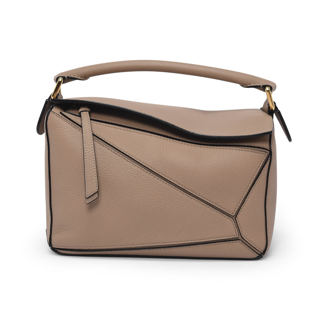 Loewe Sand Grained Calfskin Small Puzzle Bag