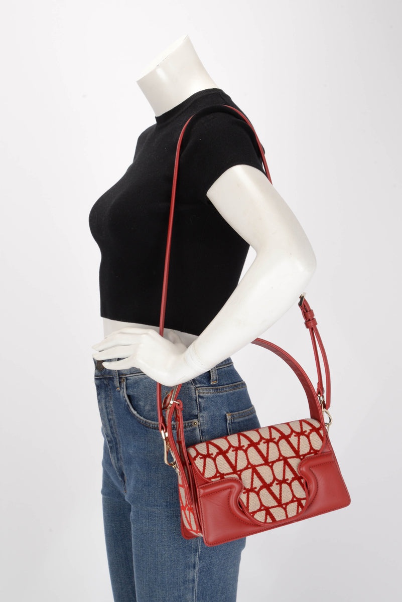 Valentino Red Iconographe Jacquard La Petite Deuxieme Bag
