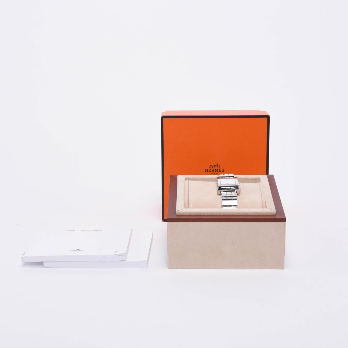 Hermes Stainless Steel Heure H Medium Model Watch