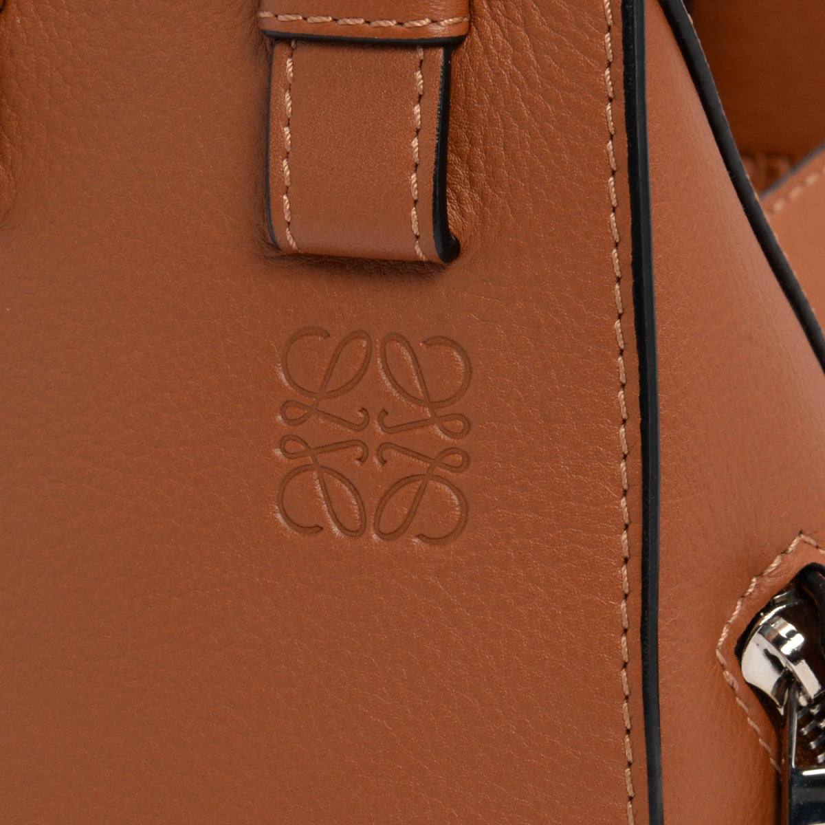 Loewe Tan Calfskin Small Hammock Tote