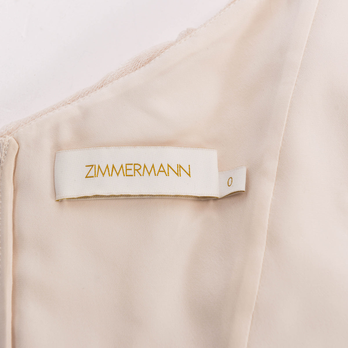 Zimmermann Cream Tulle Rhythmic Chain Pearl Top 0