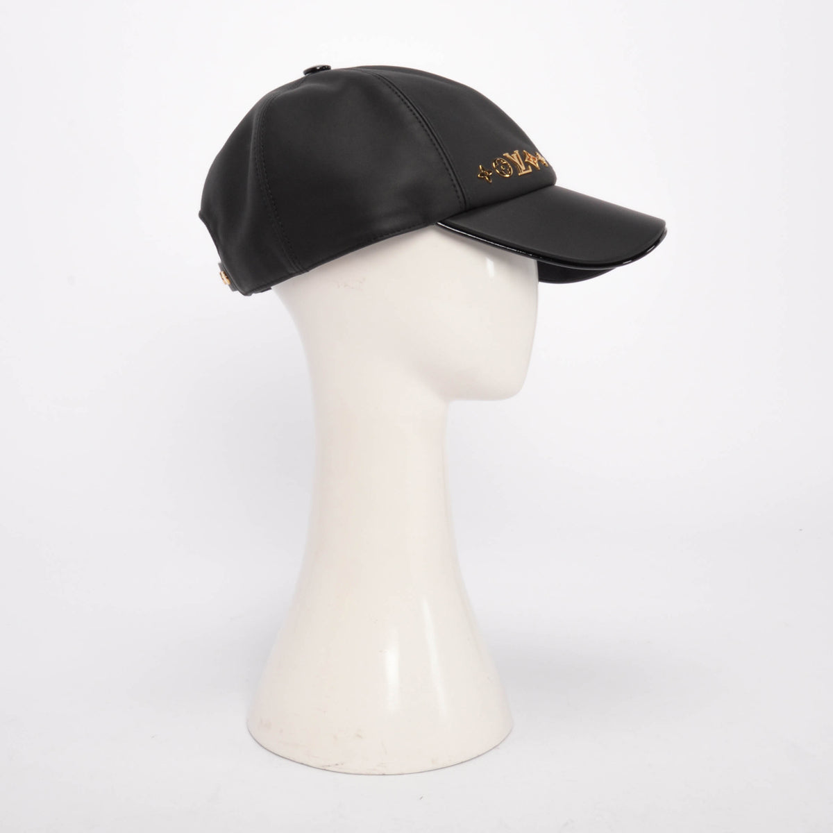 Louis Vuitton Black Leather Cruiser Cap