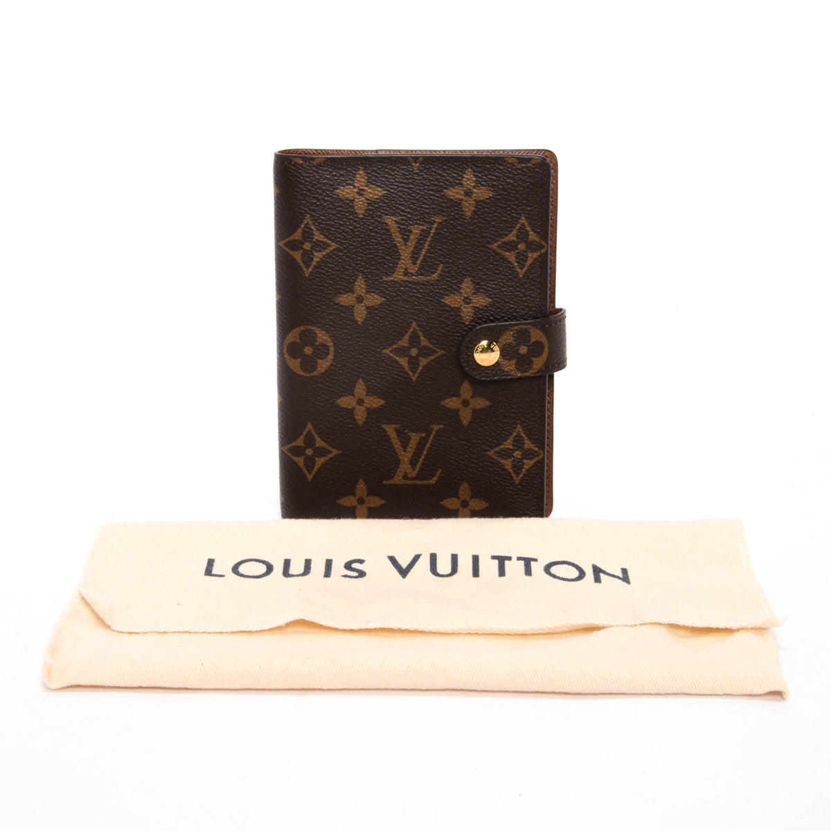 Louis Vuitton Monogram Canvas Small Ring Agenda Cover