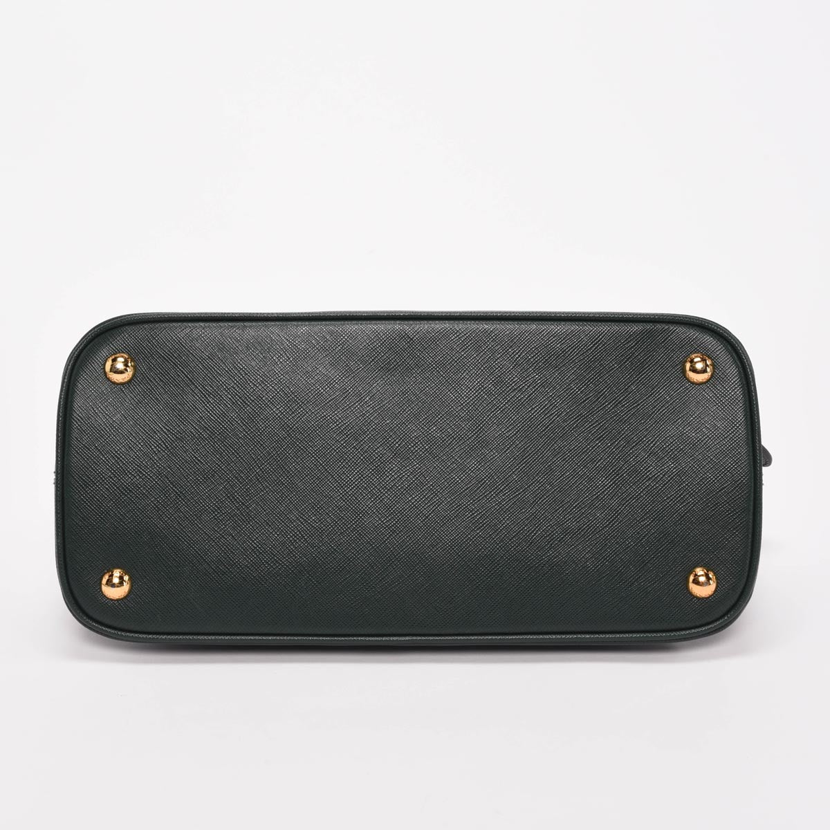 Prada Emerald Saffiano Lux Medium Promenade Bag