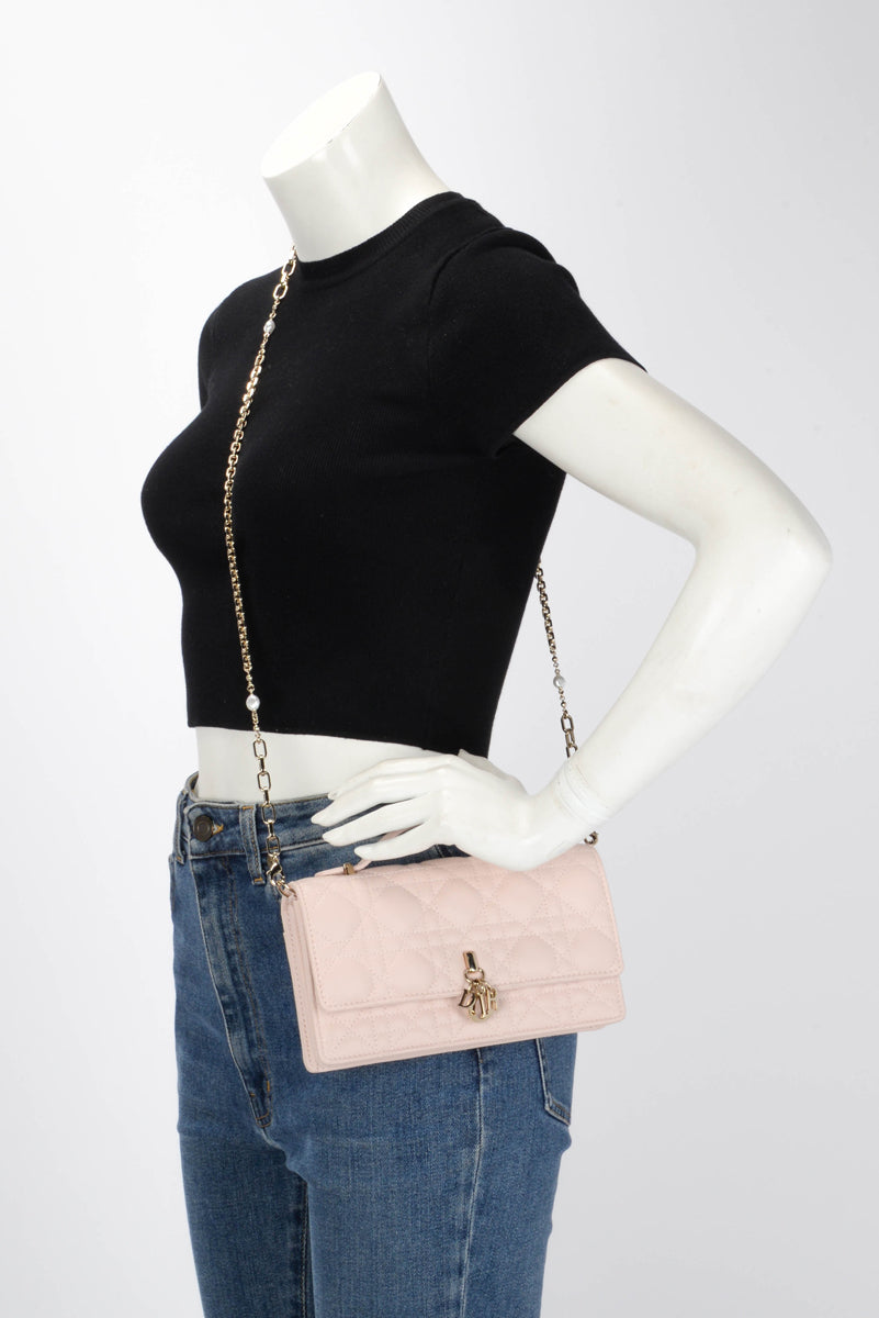 Dior Pale Pink Cannage My Dior Mini Bag