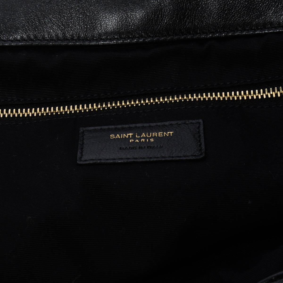 Saint Laurent Black Quilted Lambskin Maxi Icare Shopping Tote